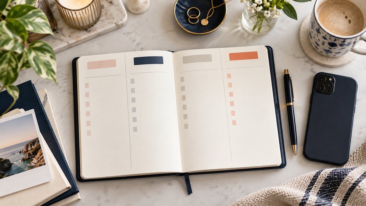 Four-week planner for rebuilding contact with an ex by text